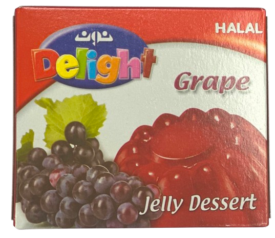 Noon Delight Grape Fruit Flavor Jello