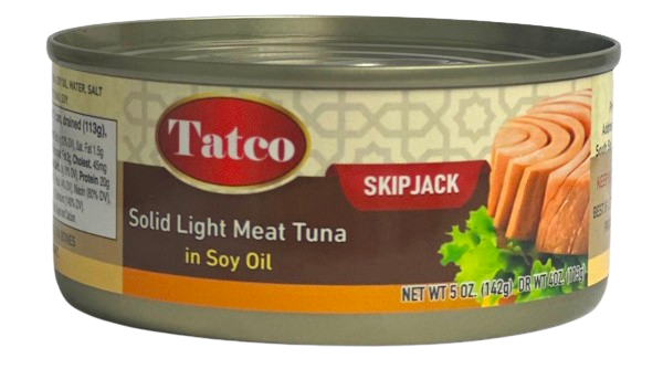 Tatco Solid Light Meant Tuna In Soya Oil