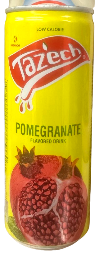 Tazech Natural Pomegranate Juice In Can
