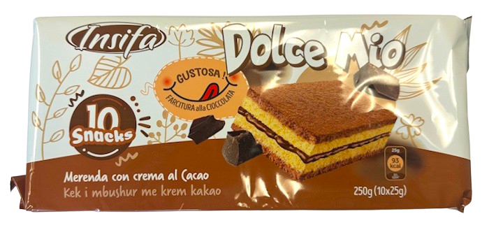 Insifa Dolce Mio Chocolate Cream Cake 10 Snaks