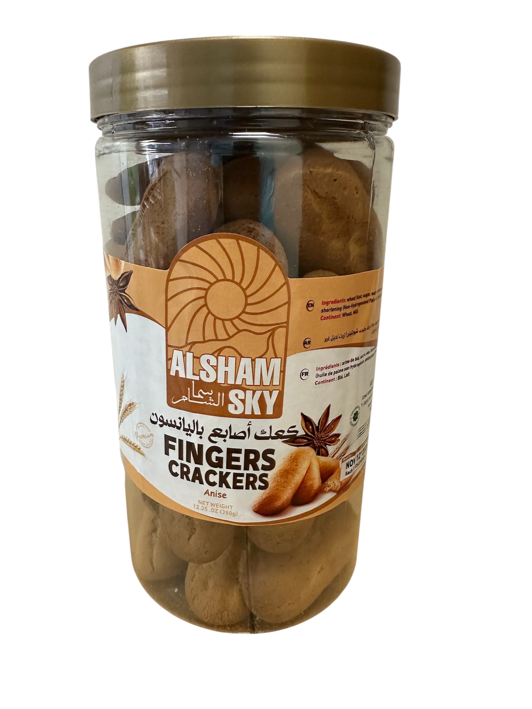 Alsham Sky Fingers Crackers Anise