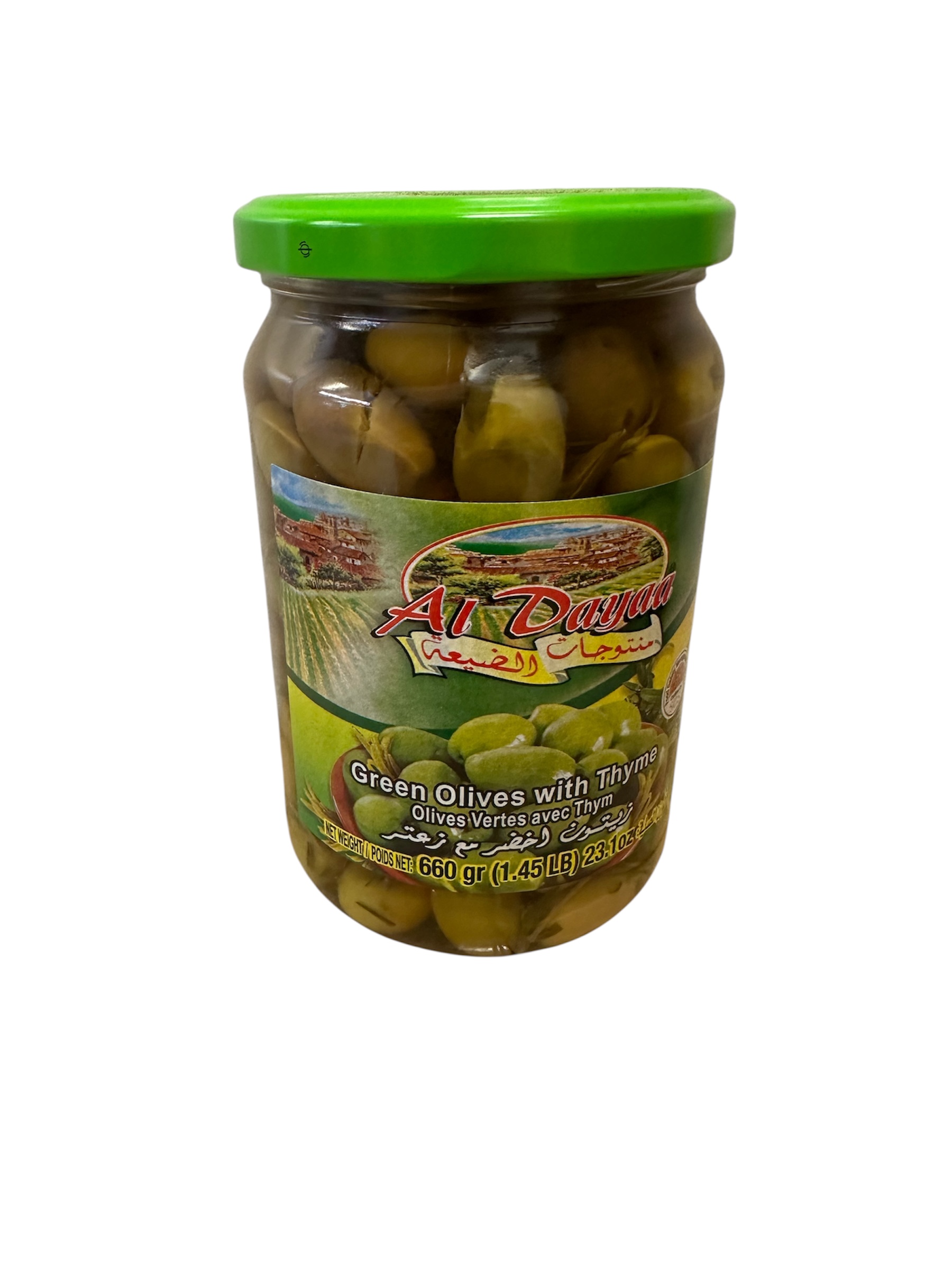 Al Dayaa Green Olives With Thyme