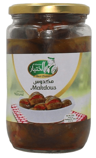 Al Khetiar Makdous Stuffed Eggplant