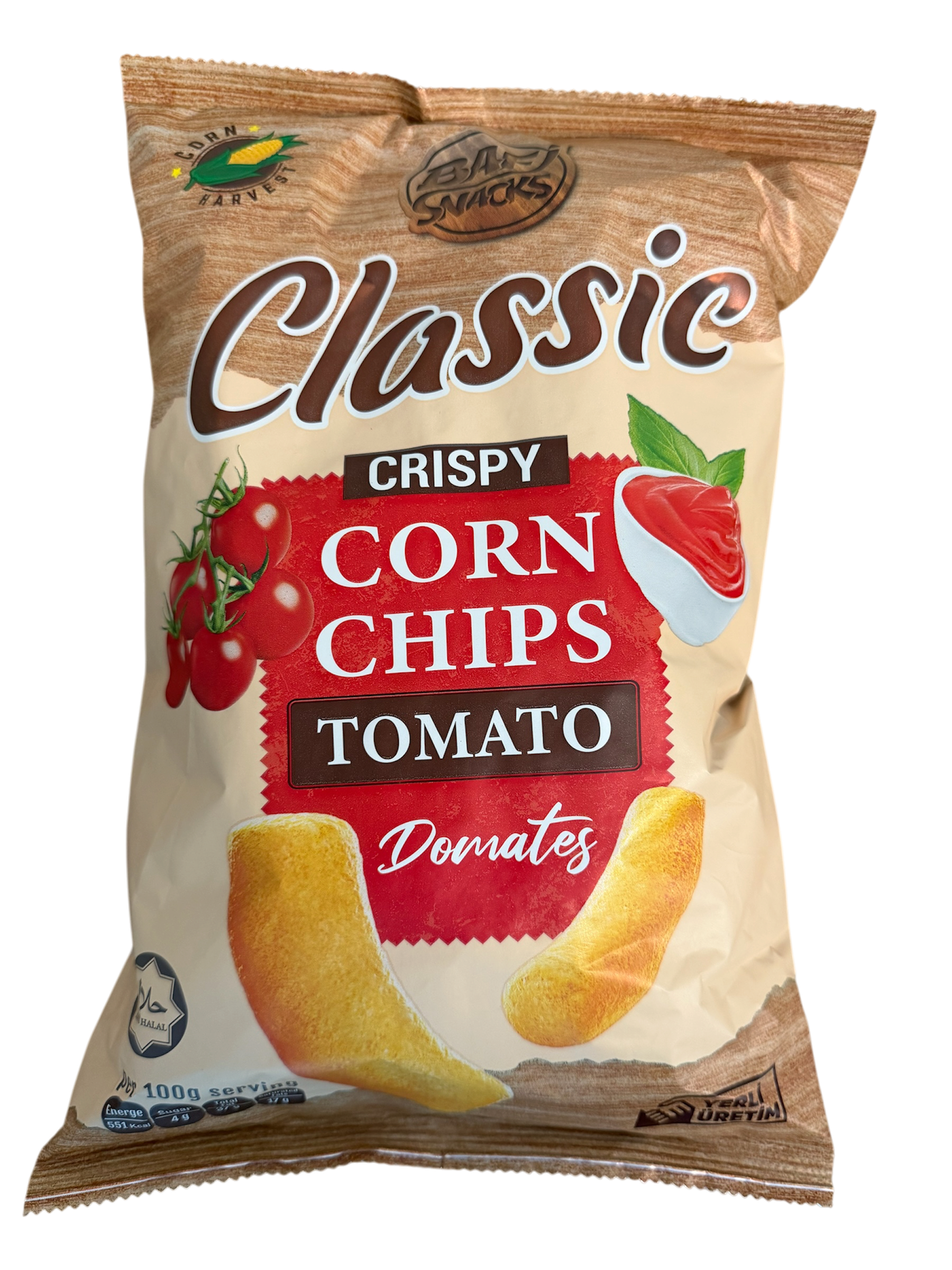 Bafj Snacks Corn Chips Tomato