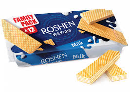Roshen Wafers Milk 16X216g