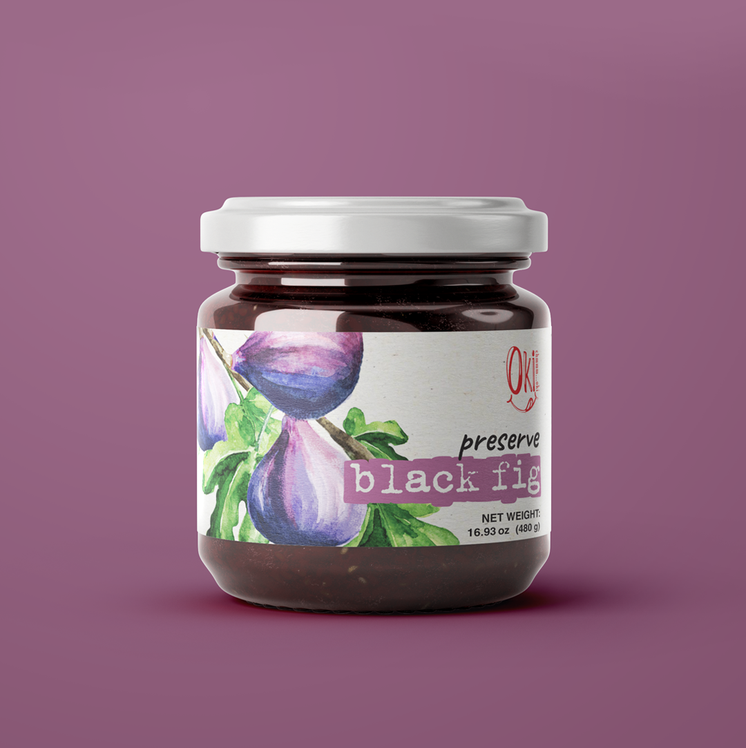 Black Fig Preserve 12X480ml Oki Product Of Armenia