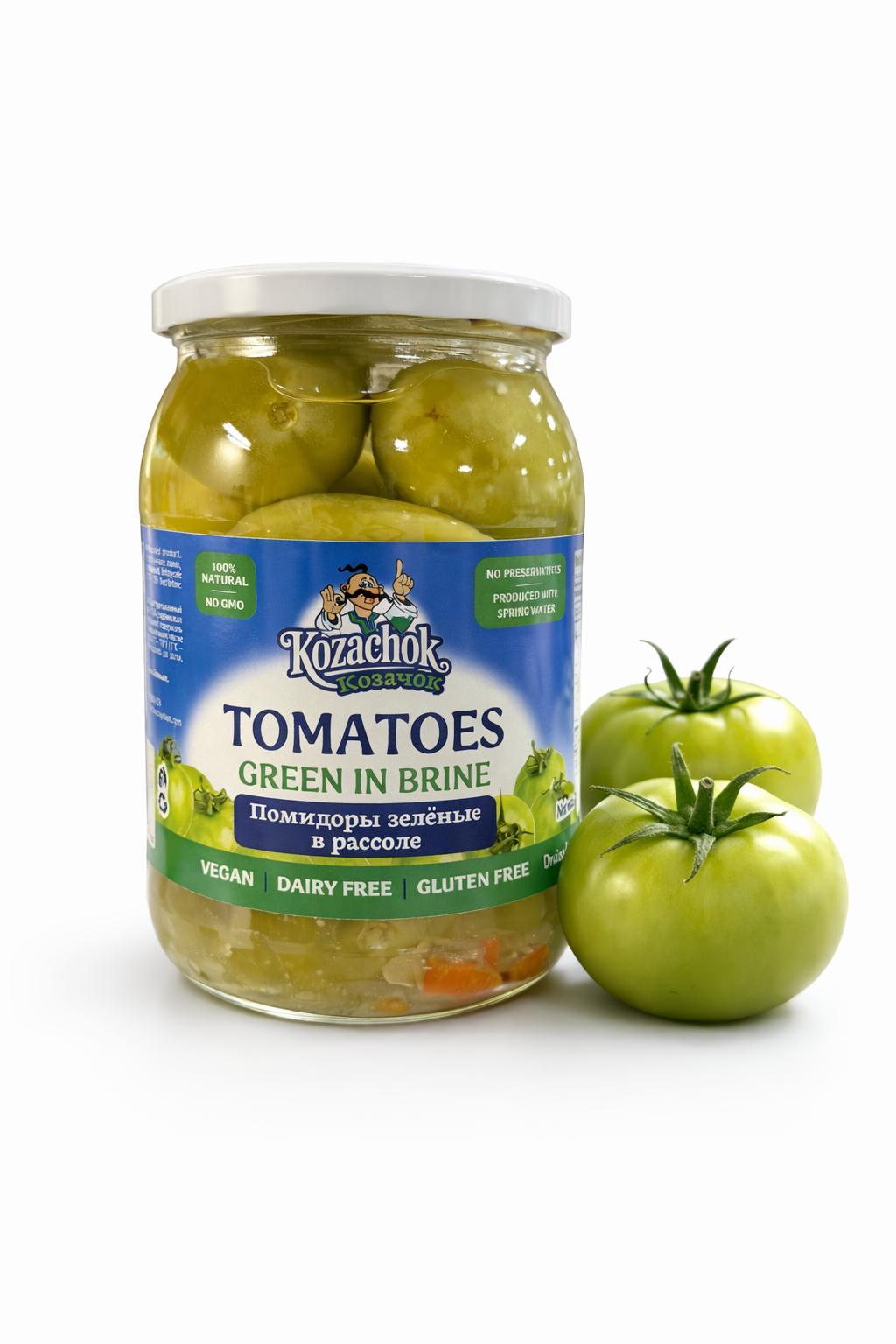 Kazachok Green Tomato In Brine 8X900g