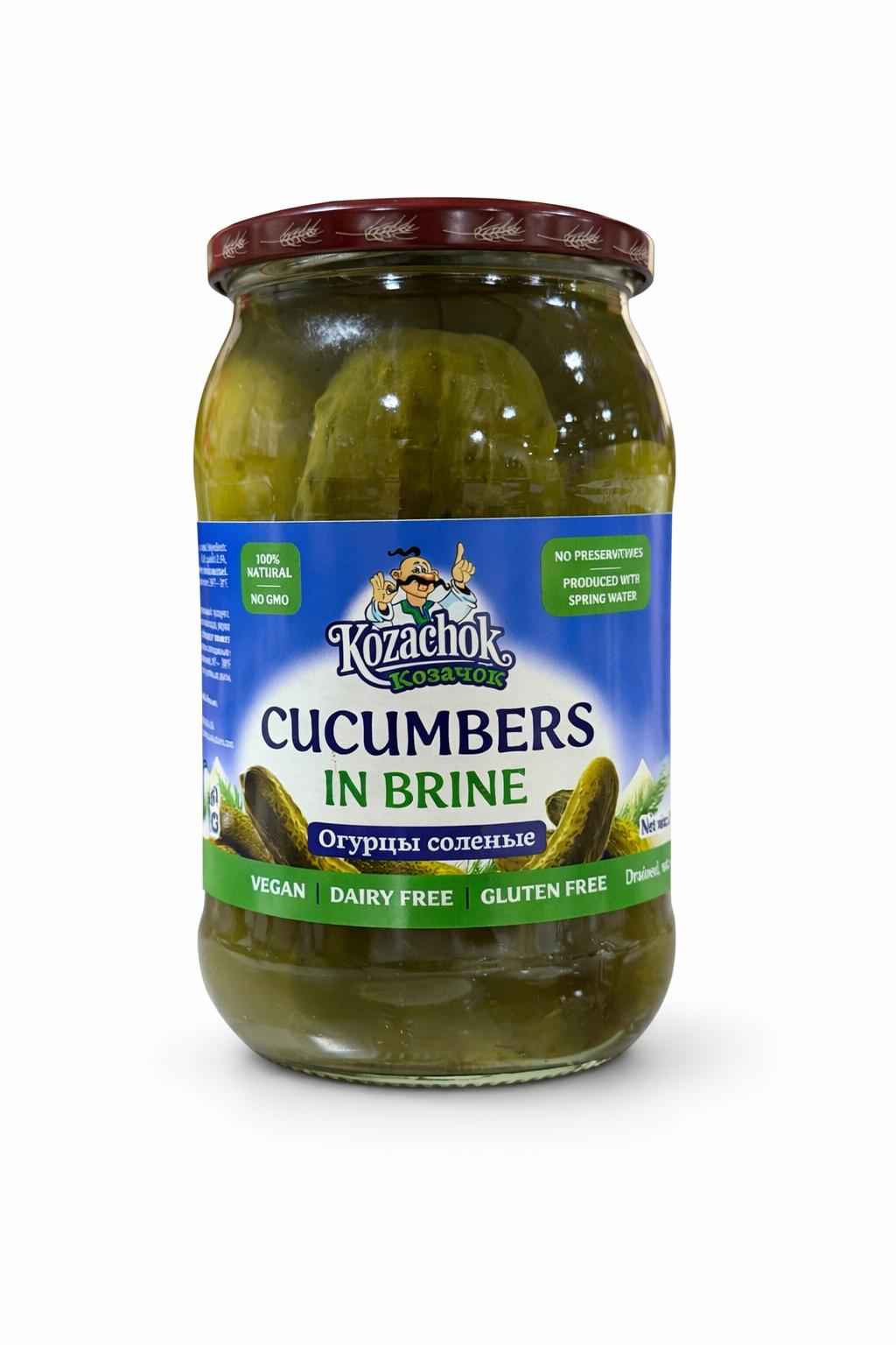 Kazachok Cucumber In Brine 8X900ml