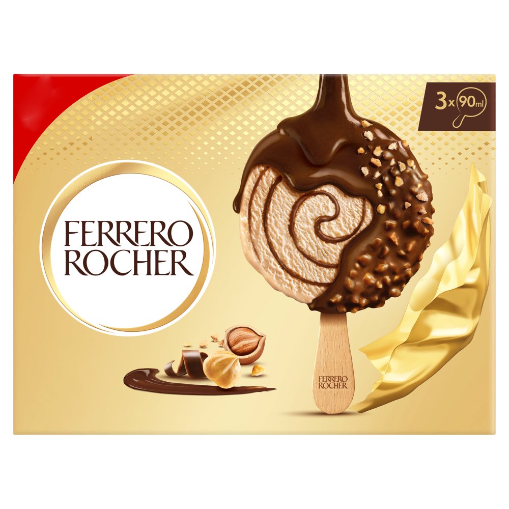 Ferrero Rocher Ice Cream Classic Sticks