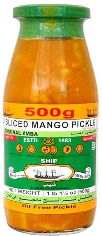 Ship Mango Pickle In Vinger 500 Gr