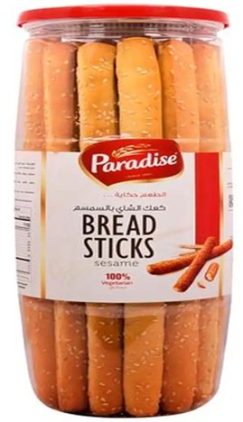 Paradise Breadsticks Sesame Jar