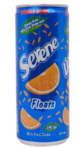 Serene Juice Floats Orange